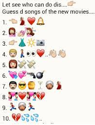 Kishore kumar songs emoji challenge 1. Emoji Bollywood Song Quiz With Answers Zona Ilmu 9