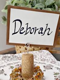 Now, onto the place card holders! Wine Cork Place Card Holders Reuse Craft Tutorial Salvage Sister And Mister