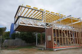 Cantilever First Floor Truss Wall Andrew Cherubin Associates P Landrew Cherubin Associates P L In 2020 Wood Truss Architecture Details Steel Trusses