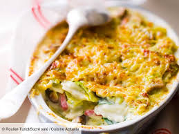 Gratin De Raviolis Aux Poireaux Et Jambon Recettes Recette Recette Gratin Recettes De Cuisine Recette De Plat
