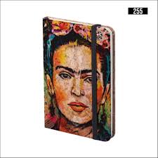 Frida Notebook, Cork Notebook, Rigid Layer, Sheets With Ecological Design,  Nature Lovers, Natural, Vegan