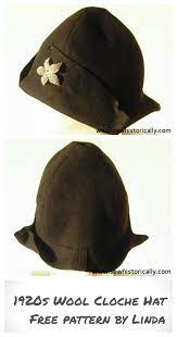 Diy 1920s Wool Cloche Hat Free Sewing Patterns Hat Patterns To Sew Sewing Hats Cloche Hat