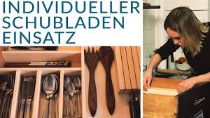 Diy Schubladeneinsatz Ohne Sagen Besteckeinsatz Mit Integriertem Mes Besteckeinsatz Schubladen Messerblock