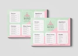 New A4 Landscape Psd Menu Template Designspsd Downloadmenu Menu Menudesign Menupsd Menutemplate Premiumdes Menu Template Menu Mockup Logo Design Mockup