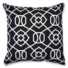 Free delivery on your first order of items shipped by amazon. 25 Graceful Black And White Lattice Outdoor Corded Throw Pillows Walmart Com Walmart Com