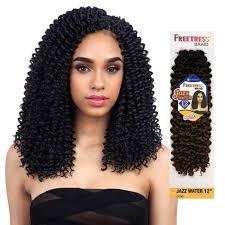 Jazz wave french kiss 100% remy human hair i tip fusion hair silky straight on sale. Jazz Water 12 Freetress Synthetic Crochet Braid Hair To B