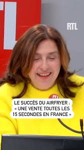Le succès du Airfryer : "Une vente toutes les 15 secondes en France" 👨‍🍳  Armelle Lévy dans #RTLMatin avec Stéphane Carpentier