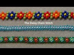 4 Diy Tutorials For Creating Beautiful Beaded Daisy Chains Boncuklu Yuzukler Boncuklu Bileklikler Boncuk