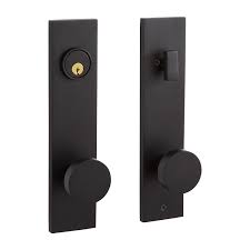 These sturdy and trendy modern barn door hardware are made of optimal quality materials that are grade a and are loaded with some these hardened modern barn door hardware are generally made of stainless steel, mdf, solid wood, tempered glass, and many more to offer unparalleled safety. Moceri Solid Brass Entrance Door Set With Round Knob Hardware