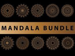 Download Mandala Pack Premium Gold Design Art Graphic By Redsugardesign Creative Fabrica SVG Cut Files