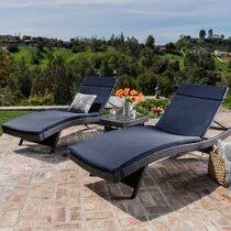 Hans cagliari wicker chaise lounge set with cushion brayden studio wayfair north america $ 619.99. Brayden Studio Outdoor Chaise Lounge Chairs You Ll Love In 2021 Wayfair
