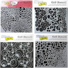 Anna griffin® happy christmas boxed card making kit. Buy Crafters Workshop 4 Mixed Media Stencils Set For Arts Card Making Journaling Scrapbooking 6 Inch X 6 Inch Templates Cell Theory Mod Spirals Cubist Sea Bubbles One Rask Online In Indonesia B07fypfqh4