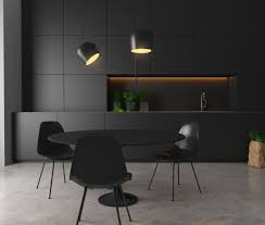 36 Stunning Black Kitchens That Tempt You To Go Dark For Your Next Remodel Modern Kitchen Design Modern Kitchen Lighting Minimalist Kitchen
