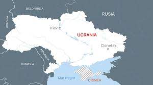 El inicio de todo tiene su origen hace más de 30 años, cuando en 1991 se disuelve la unión soviética y sus territorios . Mapa De Ucrania Y Rusia Zonas Rojas Del Conflicto