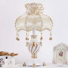 Whether traditional or modern, classic to trendy, you'll find something find living room and bedroom table lamps that provide the essential illumination you need, while complementing your furniture. Luxury Europe Palace Style Table Light Lamp Bedroom Bedside Wedding Classic European Style Table Lamp Light With Fabric Shade Table Light Lamp Bedroomtable Lamp Light Aliexpress
