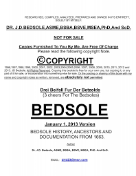 Bedsole History from 1673 With Documentation