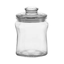Buy Rudra Villa Big Pot Club Glass Jar With Lid Storage Canister 2l 2000ml Candy Jar Sweet Jar Pack Of 2 Clear Online At Low Prices In India Amazon In