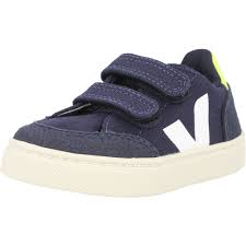 Guests paid a modest fee (.10 cents), eventually there were more than five thousand subscribers. Veja V 12 Velcro K Blau Gelb Nautico Jaune Fluo Textil Trainer Schuhe Awesome Shoes