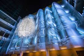 Artist Cliff Garten Lights Up This Loud Sculpture Covering A Los Angeles Parking Garage Solar Shades Shading System Vermont