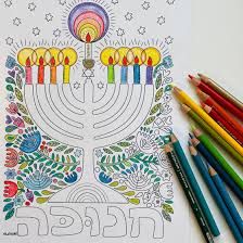 Free Printable Hanukkah Coloring Page (not just) for Kids – eleyori.art