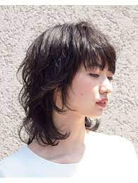 ロペ rope rope 美骨ミディアムウルフレイヤーxワンカールパーマ hair styles mullet hairstyle edgy hair