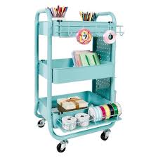 Looking to upgrade your crafting abilities? Gramercy Rolling Cart By Recollections Craft Room Organization Craft Room Room Organization