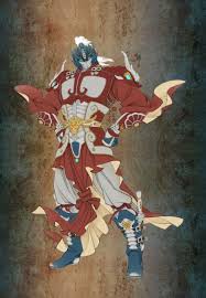 中国武将風オプティマス プライム トランスフォーマー トランスフォーマーアート 漫画イラスト