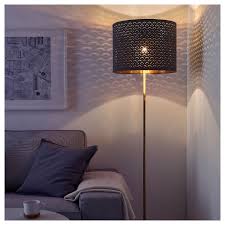 Black And Gold Lamp Shade Ikea Nymo Lamp Shade Black Brass Color 17 Ikea In 2020 Ikea Lamp Shade Black Floor Lamp Lamps Living Room