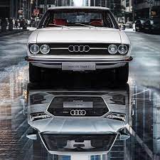 Audi 100 Coupe S Vs Audi A7 Sportback Auto Klassik Klassische Autos Coole Autos