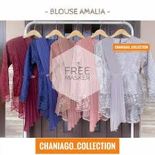 Informasi harga & pembelian wa: Cod Blouse Brokat Amalia Atasan Brokat Lamaran Brokat Wisuda Shopee Indonesia