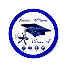 Royal Blue Mortar Diploma Graduation 2018 Classic Round Sticker Zazzle Com Graduation Stickers Diy Graduation Cap Graduation Diy
