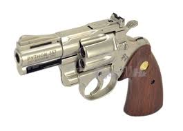It's a bb gun (shoots steel bbs, not plastic 6mm airsoft bbs) that uses. King Arms Colt Python 357 Custom 2 5 Inch Gas Revolver Silver Airsoft Tiger111hk Area