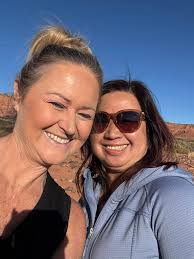 I meet this beautiful lady Suzanne a few weeks ago at our sacred drum  making ceremony in Clovis. How fun that she is in STG and thay we were able  to spend
