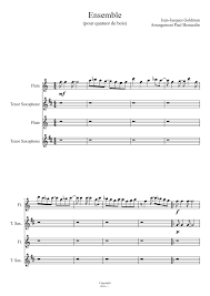 J'avais dessiner et surtout que j'avais signée valérie bègue en bas à droite du dessin pour lui et surtout pour sa chanson tournent les violons que je lui avais donner en mains propres quand il est venu en concert ici à l'île de la réunion. Ensemble Sheet Music For Flute Woodwind Duet Musescore Com