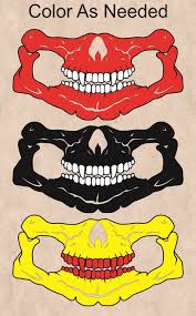 Skull Mask Svg Skull Mask Bandana Skull Face Clipart Skulls Etsy In 2020 Skull Mask Diy Mask Skull Face