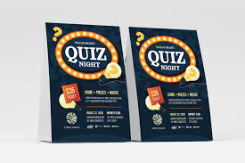 Customize a trivia night flyer for free. Pub Quiz Flyer Template Psd Ai Vector Brandpacks