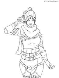 Apex Legends Legend Drawing Coloring Pages Character Drawing