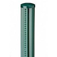 Support poteau 7x7 bricomarche : Poteau Rond Plastifie Couleur Vert Hauteur 1 50m Bricomarche
