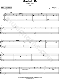 Download the pdf, print it and use our learning tools to master it. Piano Tutorial Easy Married Life Easy Sheet Music Easy Piano Piano Solo In F Major Download Print Sku Mn0188695