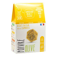 Buy Organic Appetizer Olive Black Pepper Bio Natural Cinq Sans