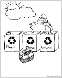 Download recycle coloring pages and use any clip art,coloring,png graphics in . Complete Recycling Coloring Pages Nature Seasons Coloring Pages Coloring Pages For Kids And Adults