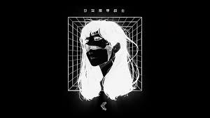 Maybe you would like to learn more about one of these? Wallpaper Monochrome Black Background Artwork Kanji Long Hair Cyberpunk Grid Gharliera 1920x1080 Zaltabar 1725345 Hd Wallpapers Wallhere