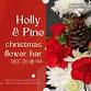 Holly & Pine: A Festive Christmas Bouquet Bar event in Cuyahoga Falls, OH