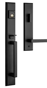 Premium Lumina Handleset With Single Cylinder Deadbolt And Door Lever And Rosette Renovation Maison Porte D Entree Serrure Porte