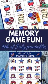 Patriotic And Fun Fourth Of July Memory Game 3 Boys And A Dog Patriotic 4th of july bingo game to print.