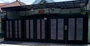 Pintu gerbang rumah minimalis modern, pintu utama rumah minimalis modern, gambar pintu depan. 7 Rekomendasi Pilihan Model Pagar Tempa Pengadaan Eprocurement