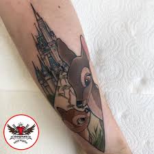 For christians, a deer is a symbol of devotion and purity while for the native americans and in celtic culture, the animal is a representation of independence and pride. Magnumtattoosupplies On Twitter Little Bambi From Theyoul Using Magnumtattoosupplies Disney Disneytattoo Bambi Bambitattoo Disneyink Colourtattoo Armtattoo Tattoo Deertattoo Tattoo Art Tattooed Ink Colourart Https T Co