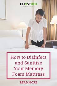 How To Disinfect And Sanitize Your Memory Foam Mattress Foam Mattress Memory Foam Mattress Mattress