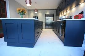 grey painted shaker kitchen