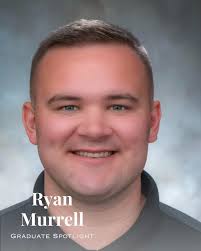 GRADUATE SPOTLIGHT Brother Ryan Murrell will be graduating as a Class of  2024, majoring in criminal justice and plans to be in law enforcement. Ryan  is a former Mu Chapter president and